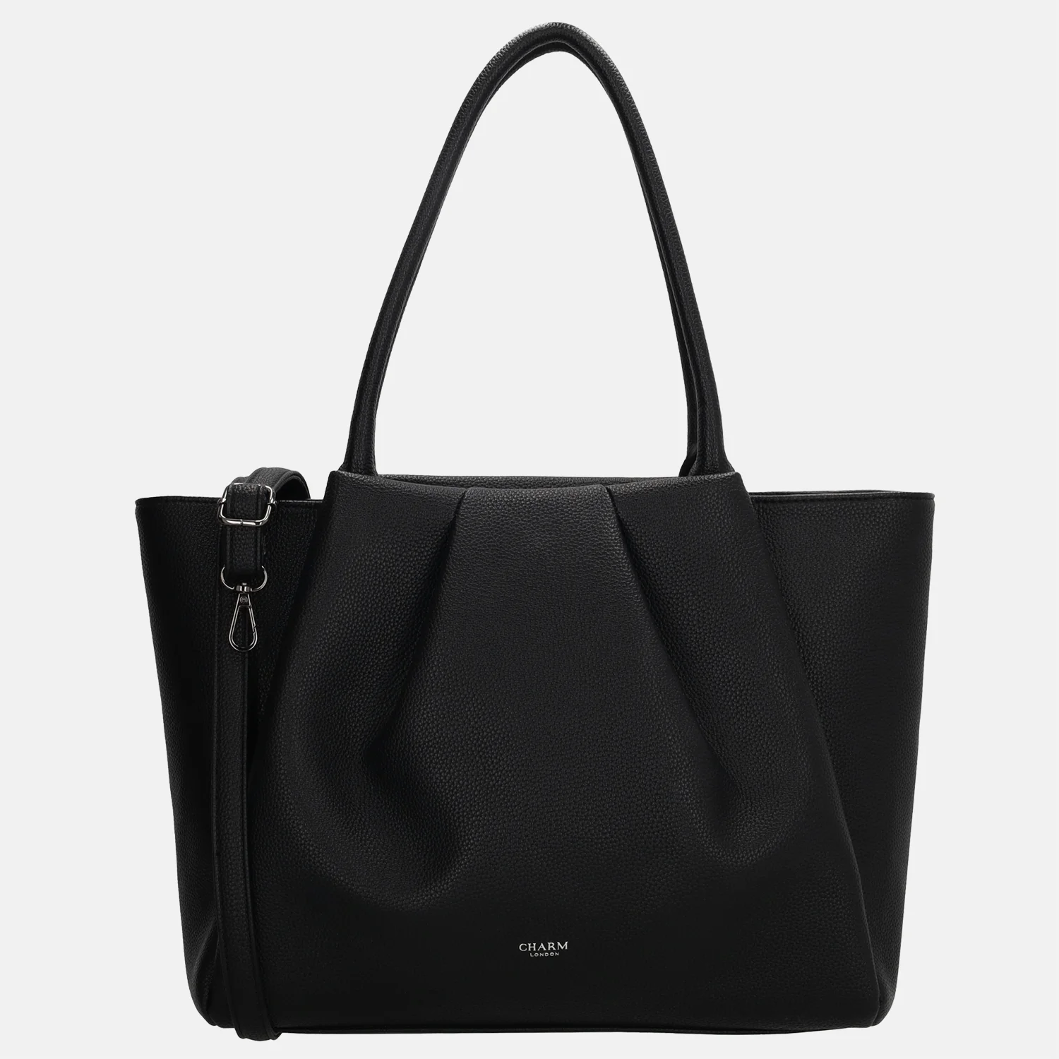 Charm London Lyon shopper 15 inch zwart